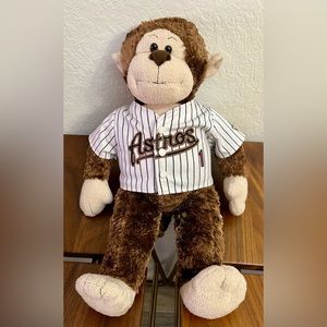 Build-A-Bear Monkey with Astros jersey
